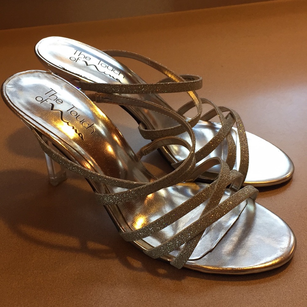 Silver sandals